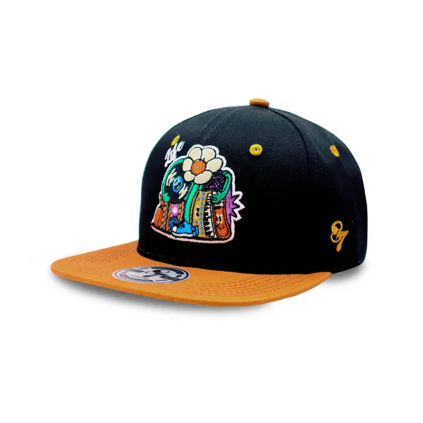 GORRA FLOR PARTY NEGRO