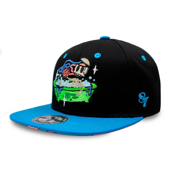 GORRA ESQUELETO NEGRO
