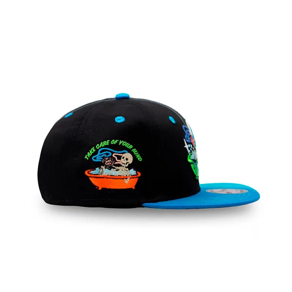 GORRA ESQUELETO NEGRO
