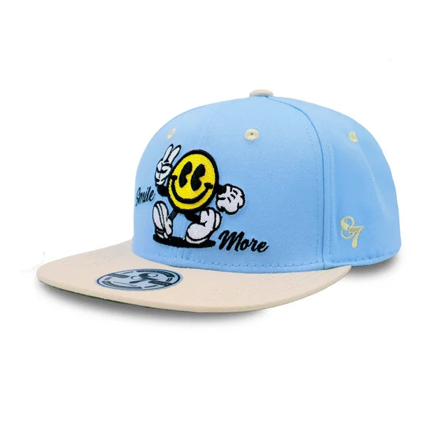 GORRA EMOJI AZUL BEBE