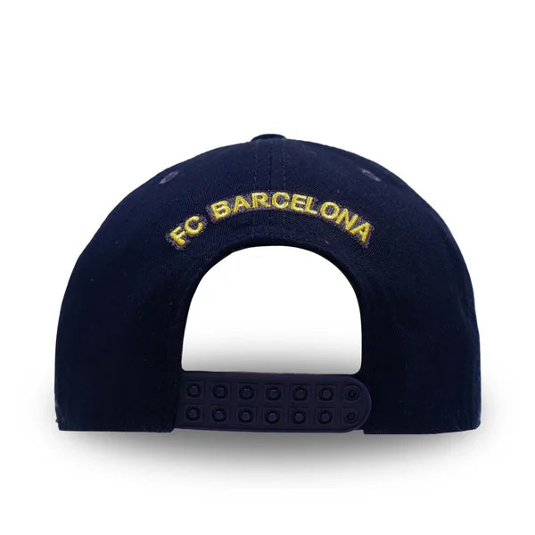 GORRA BARCELONA FRENTE COMBINADO RUANA AZUL OSCURO