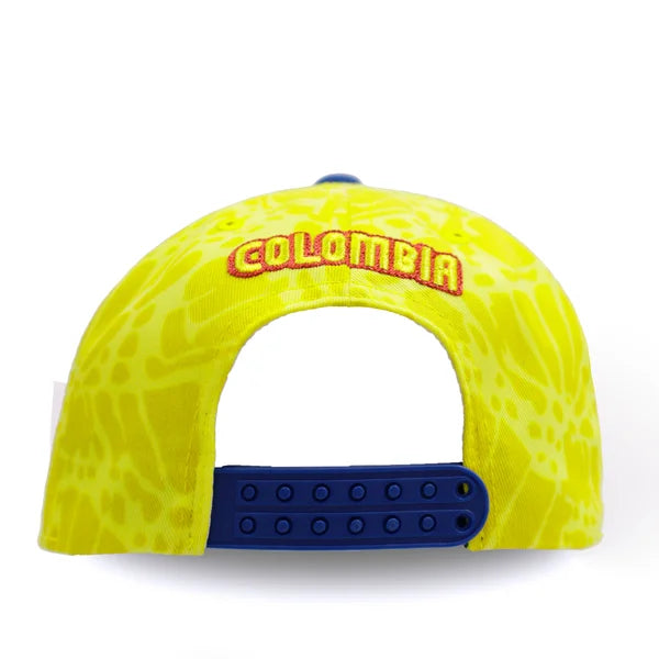 GORRA COLOMBIA AMARILLO ESTAMPADO