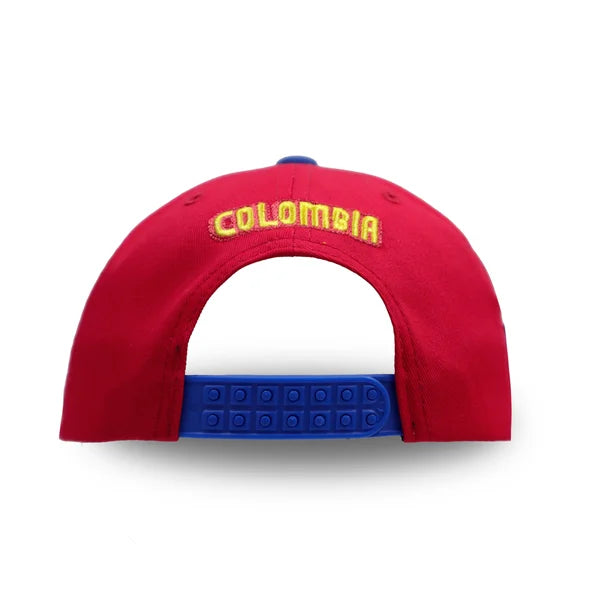 GORRA COLOMBIA ROJO ESTAMPADO