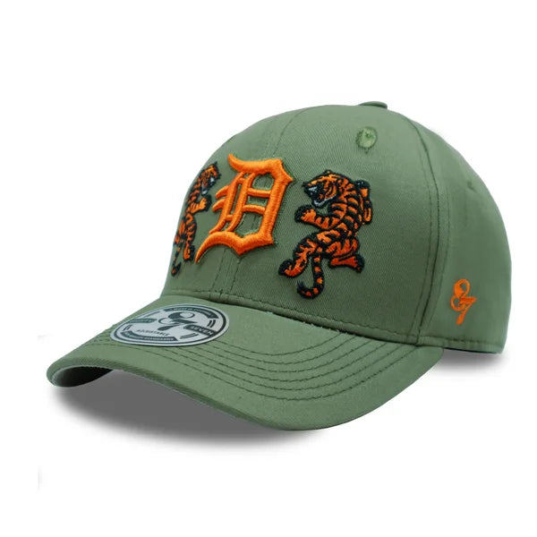 GORRA DETROIT TIGRES VERDE MILITAR
