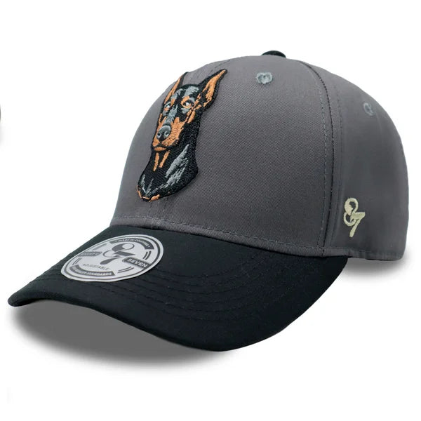 GORRA DOBERMAN GRIS OSCURO