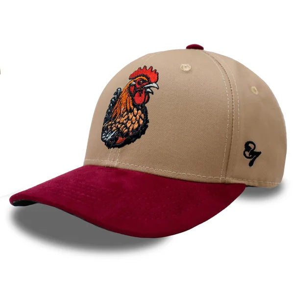 GORRA GALLO CAQUI