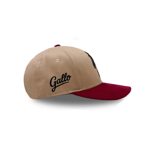 GORRA GALLO CAQUI
