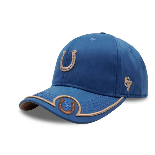 GORRA HERRADURA AZUL PETROLEO