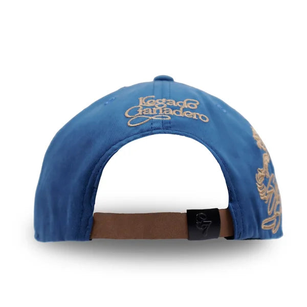 GORRA HERRADURA AZUL PETROLEO