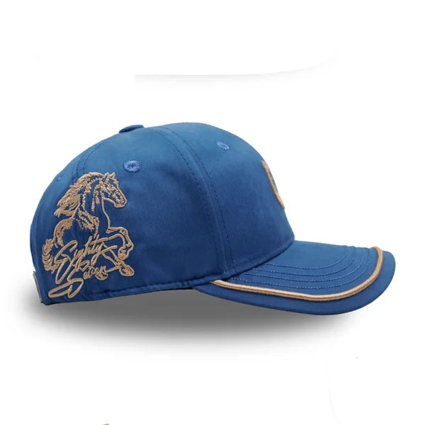 GORRA HERRADURA AZUL PETROLEO