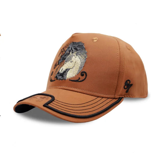 GORRA TRES CABALLOS CAFE