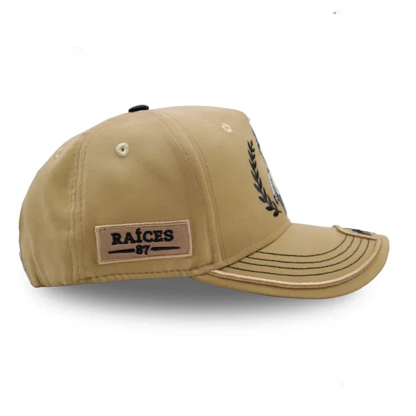 GORRA CABALLO CAQUI