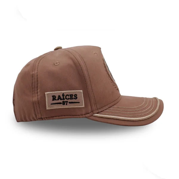 GORRA HERRADURA CABALLO CAFE