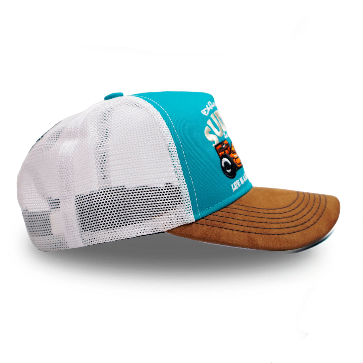 GORRA TRUCKER TURQUESA SUDACA