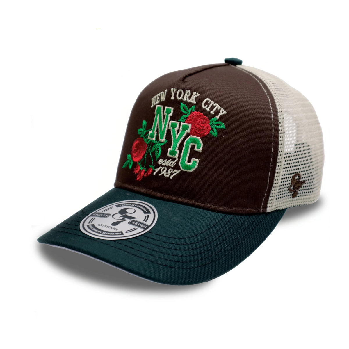 GORRA TRUCKER AJUSTABLE CAFE REALX