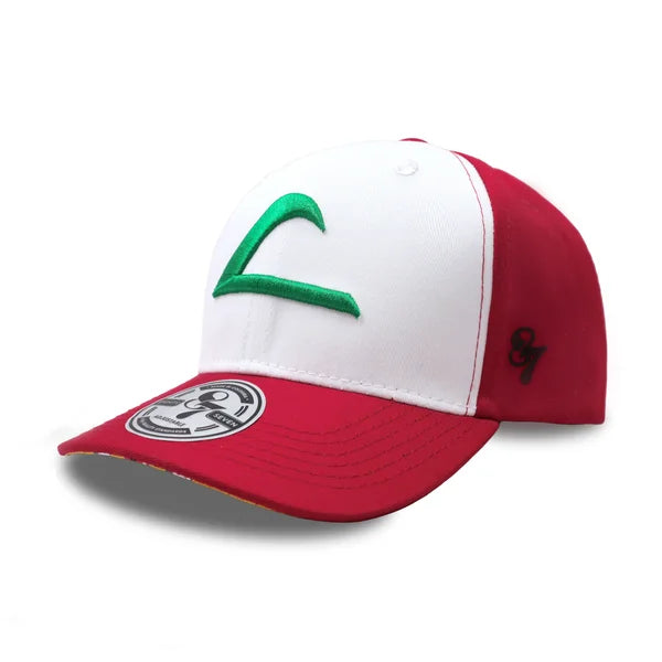 GORRA ASH BLANCO RUANA ROJO