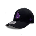 GORRA LA NEGRO LOGO MORADO