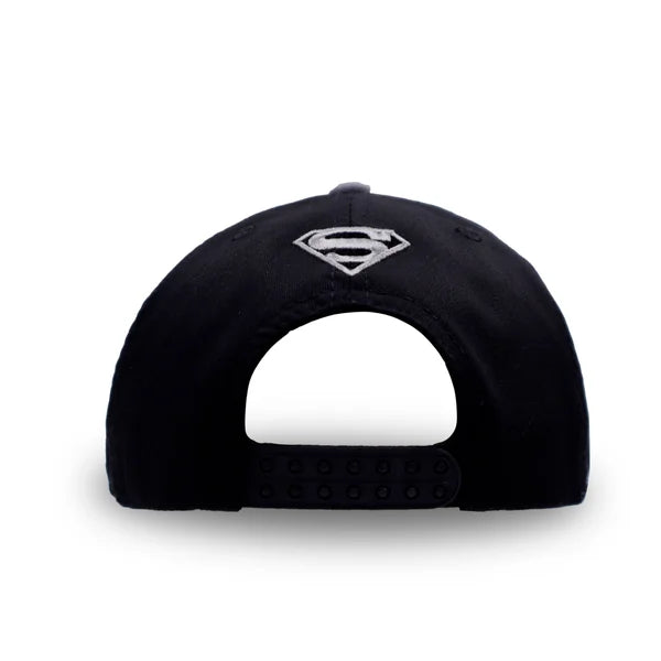 GORRA SUPERMAN PLANA NEGRO