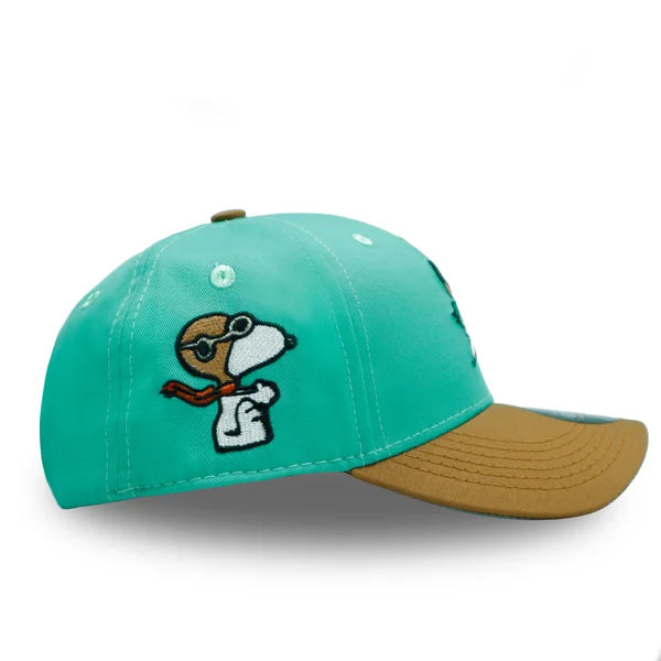 GORRA SNOPPY VERDE MENTA