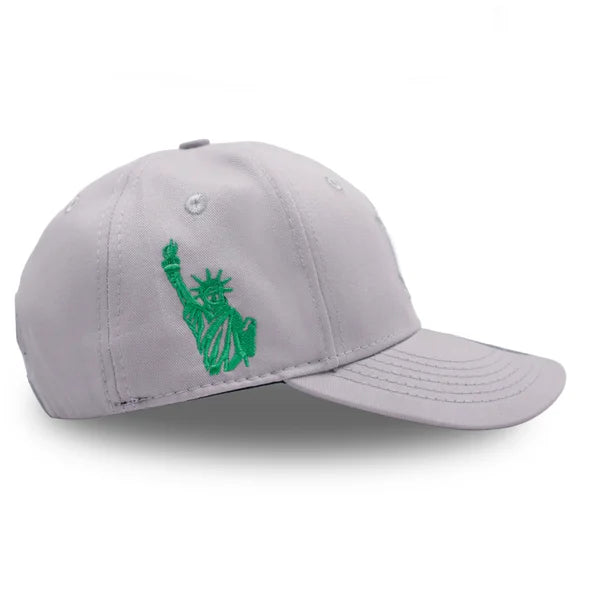 GORRA NY APPLE GRIS