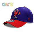 GORRA NIÑOS NY QNS AZUL REY NARANJA