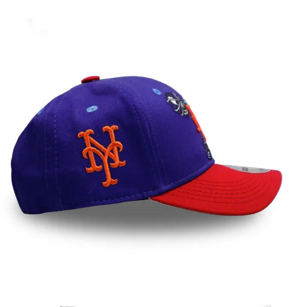 GORRA NIÑOS NY QNS AZUL REY NARANJA