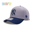 GORRA NIÑOS NY GRIS AZUL