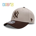 GORRA NIÑO NY BEIGE CAFE