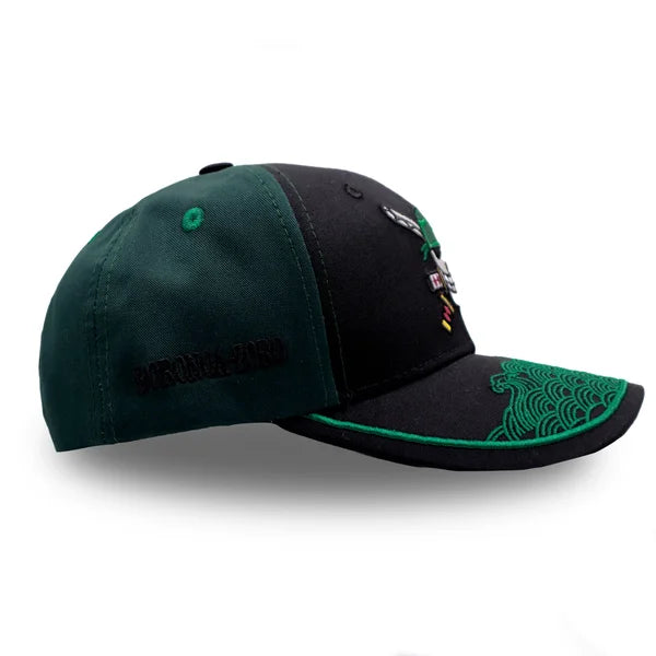 GORRA ZORO NEGRO RUANA VERDE BOTELLA