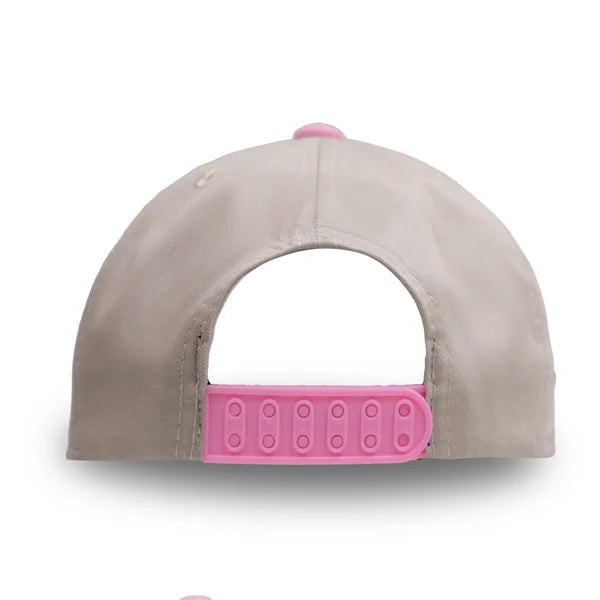 GORRA NIÑOS CACHORRITA BEIGE ROSADO