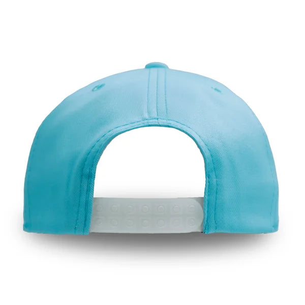 GORRA NIÑOS PERRITO BEIGE AZUL