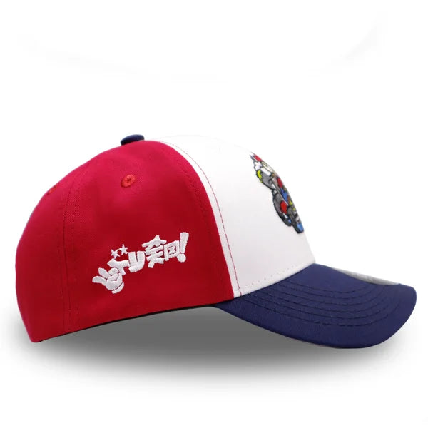GORRA CARRO TIBURON TRICOLOR BLANCO