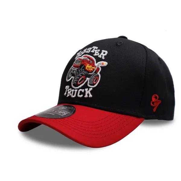 GORRA NIÑOS MONSTER TRUCK NEGRO