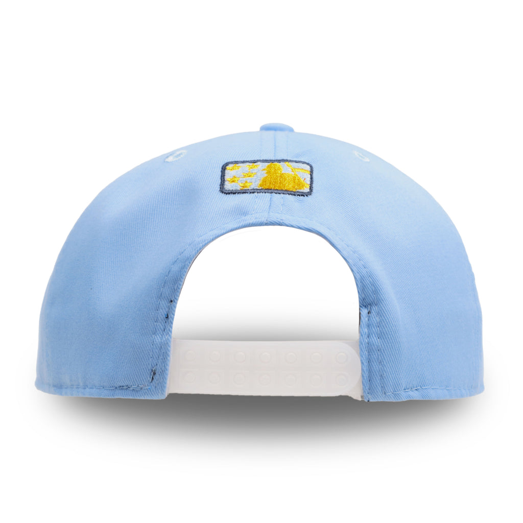 GORRA PLANA ANGELES NUVE AZUL BEBE