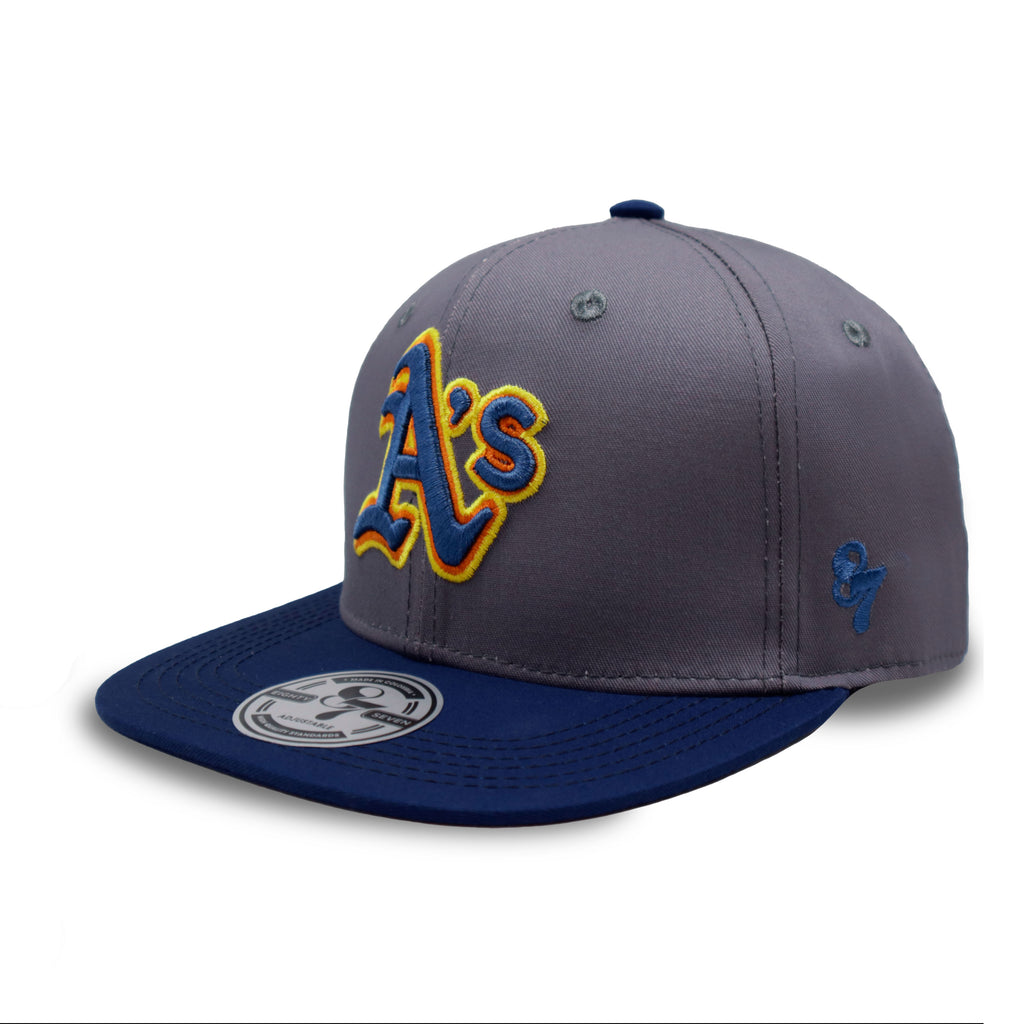 GORRA PLANA AS GRIS AZUL