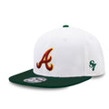 GORRA PLANA BRAVES BLANCO VERDE