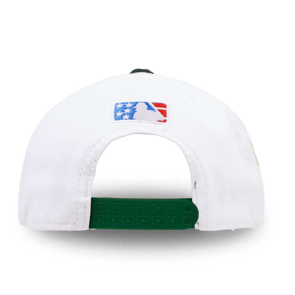 GORRA PLANA BRAVES BLANCO VERDE