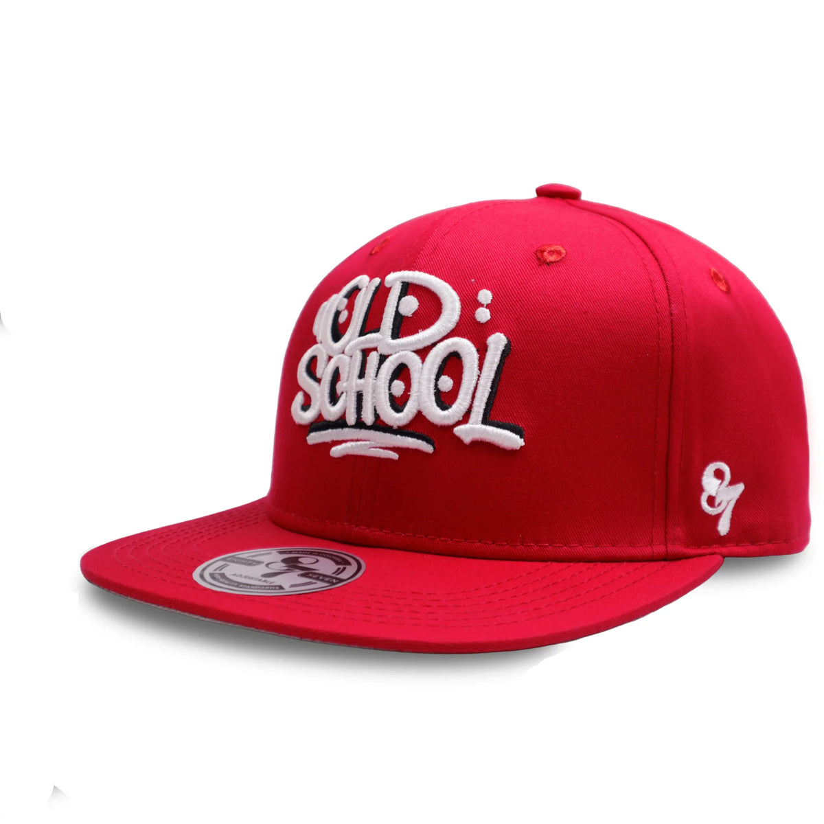 GORRA PLANA AJUSTABLE ROJA OLD SCHOOL