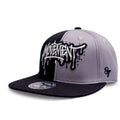 GORRA PLANA NEGRA CON GRIS MADE TOWN
