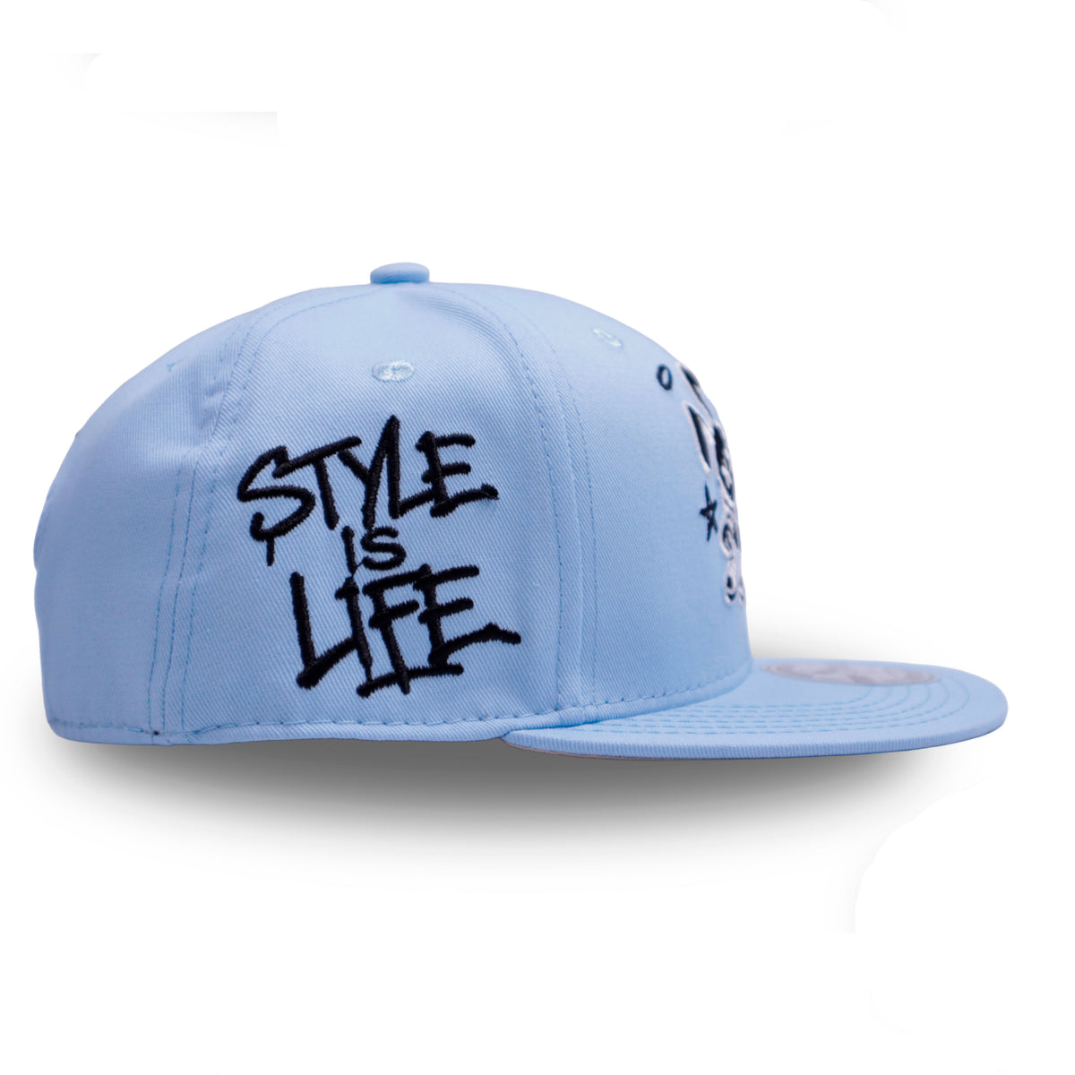GORRA PLANA AJUSTABLE AZUL BEBE TRUS NO ONE