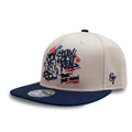GORRA PLANA AJUSTABLE BEIGE STORY REAL