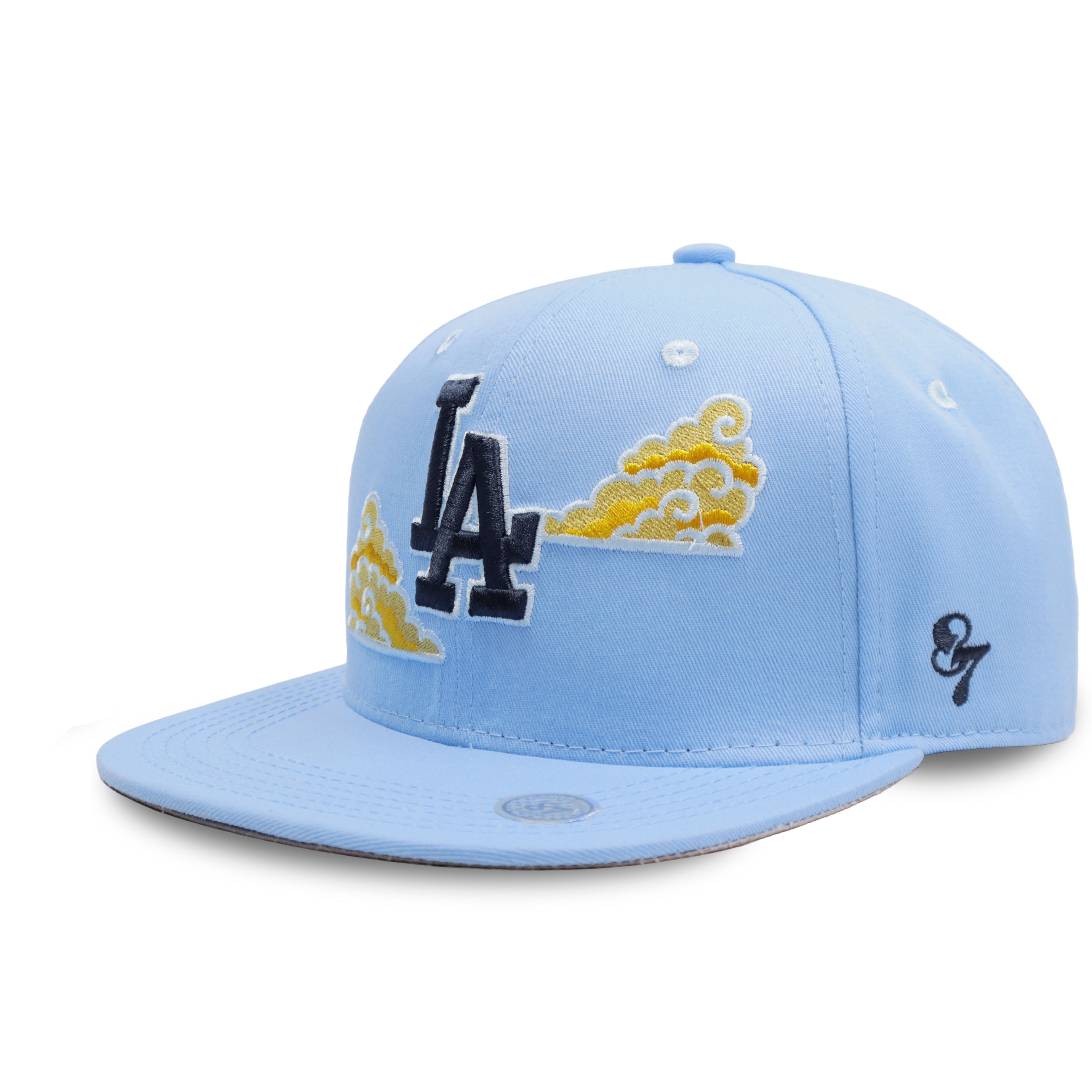 GORRA PLANA LA NUVES AZUL BEBE