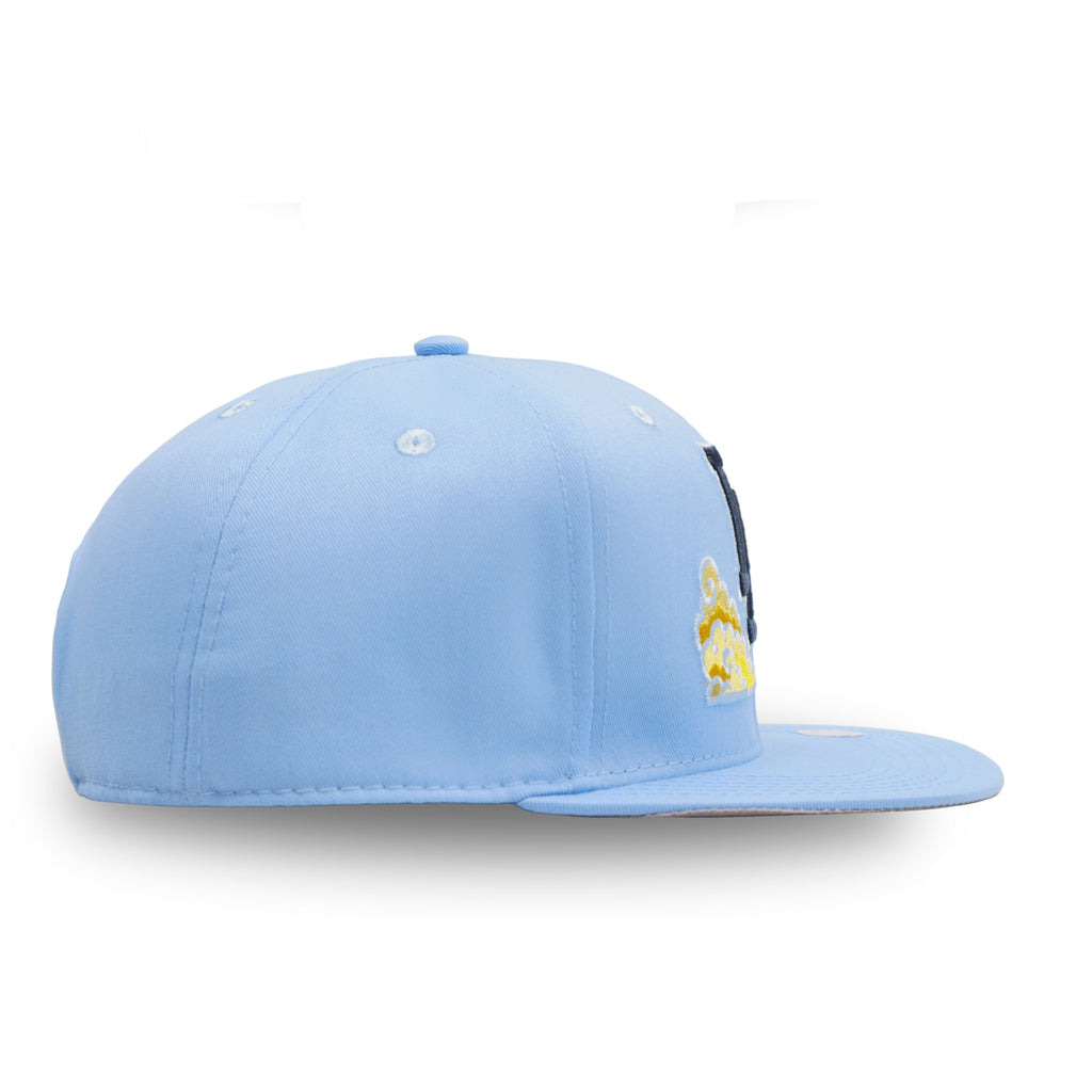 GORRA PLANA LA NUVES AZUL BEBE