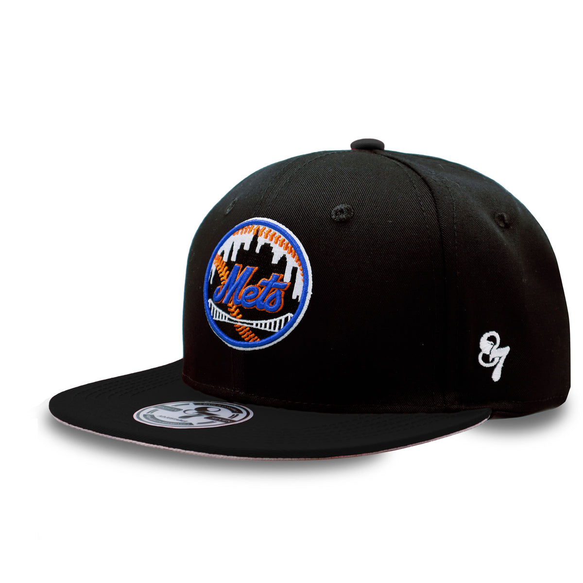 GORRA PLANA METS NEGRO