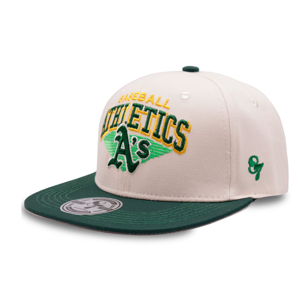 GORRA PLANA AS ATHLETICS MARFIL VERDE