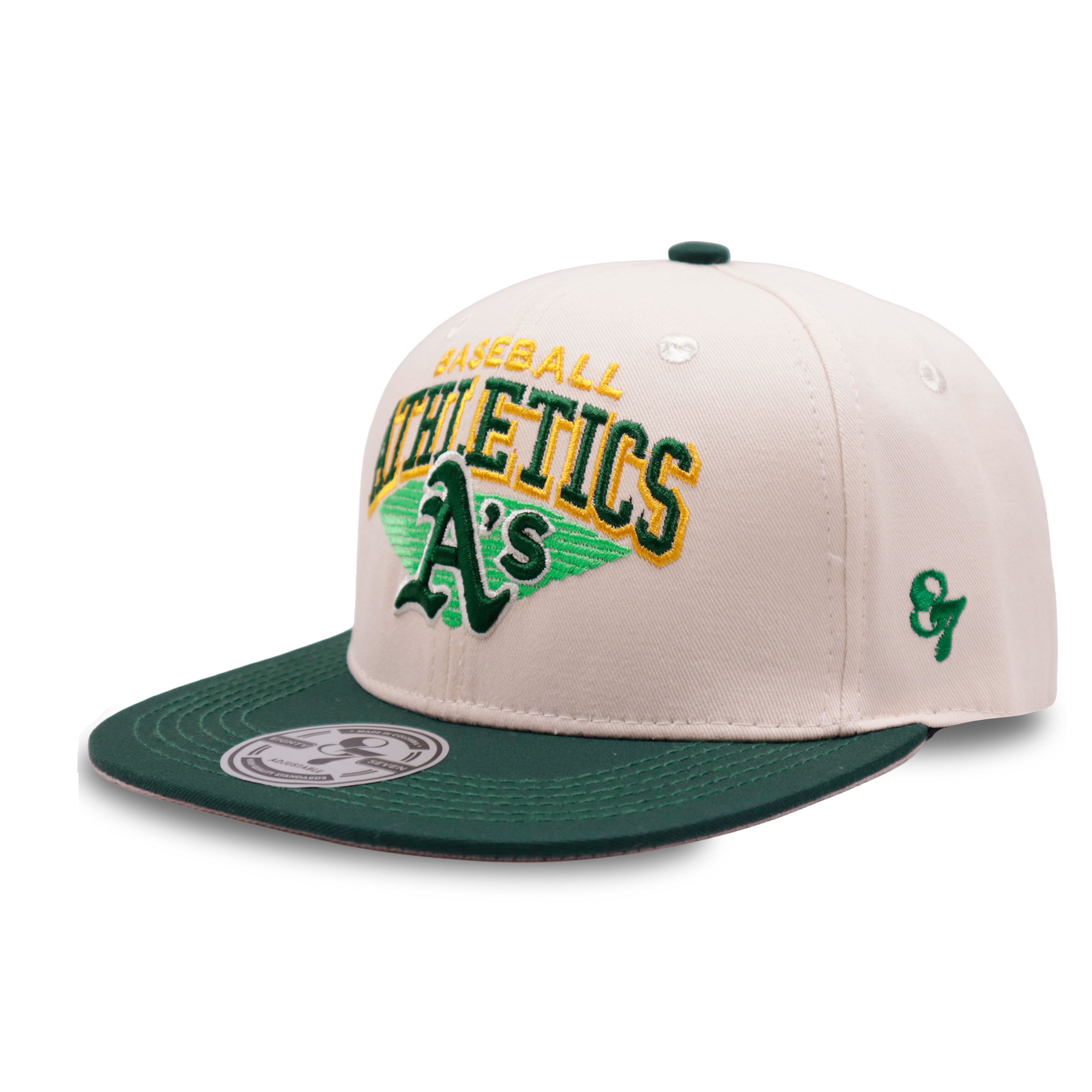 GORRA PLANA AS ATHLETICS MARFIL VERDE