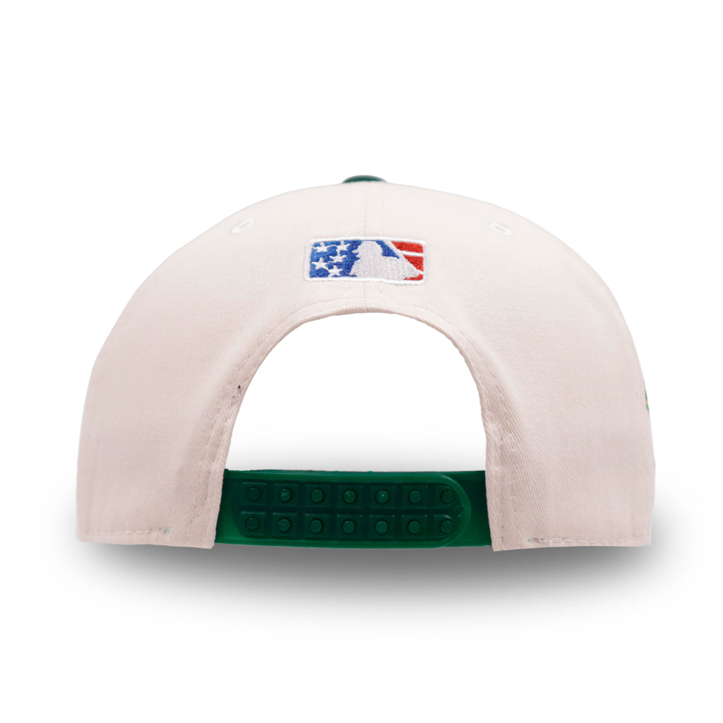 GORRA PLANA AS ATHLETICS MARFIL VERDE