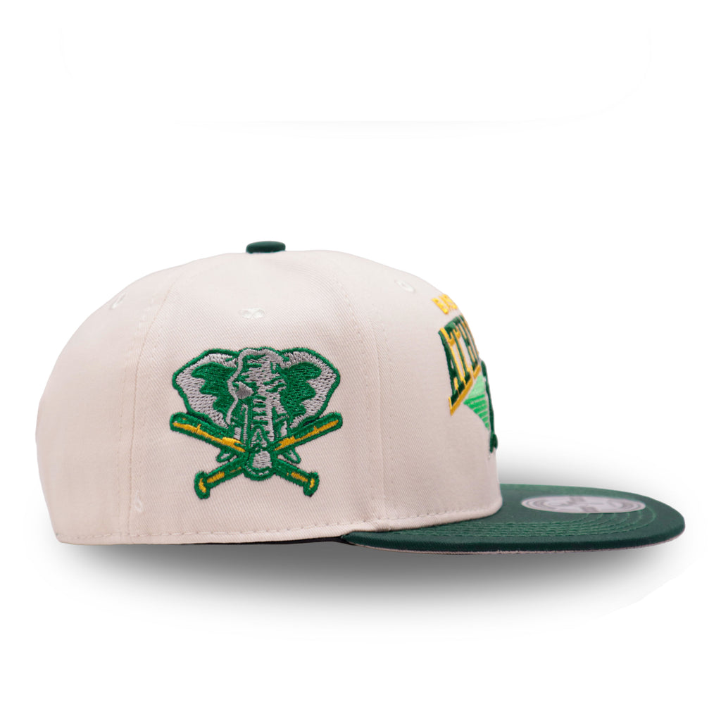 GORRA PLANA AS ATHLETICS MARFIL VERDE