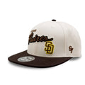 GORRA PLANA SAN DIEGO PADRES MARFIL