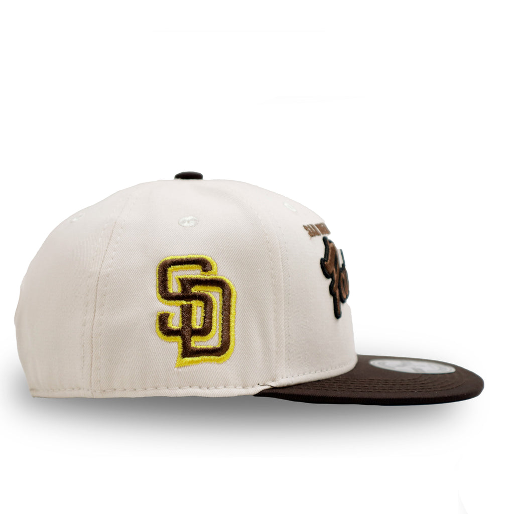 GORRA PLANA SAN DIEGO PADRES MARFIL